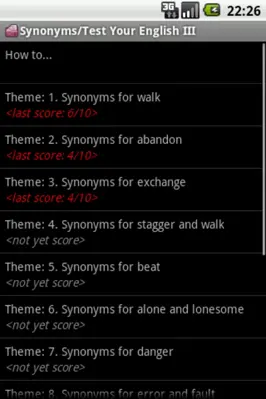 Test Your English III. android App screenshot 4